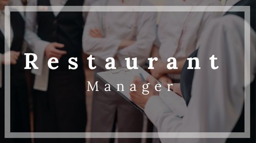 Gerente de restaurante